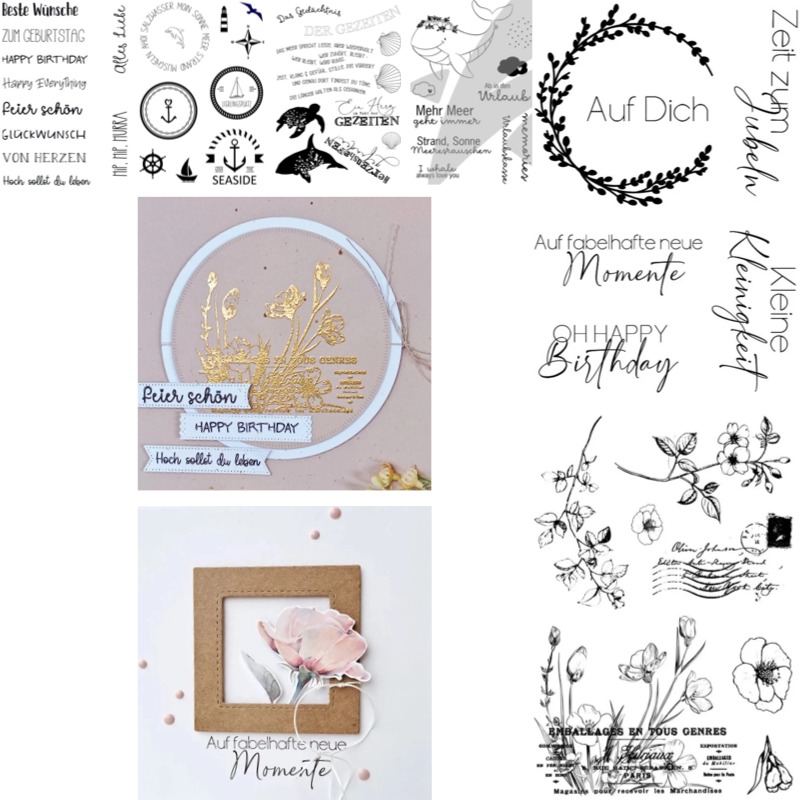 Your Candle Supplies - Stempel Silikon Transparan Sea Whispers Listening