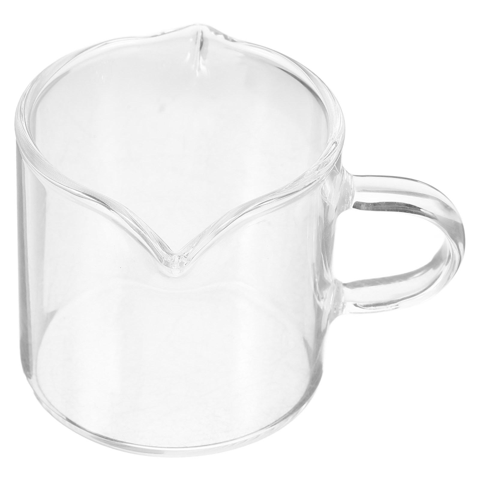 Pour Spout Pitcher - Poci Kopi Kaca Transparan Mini Tebal