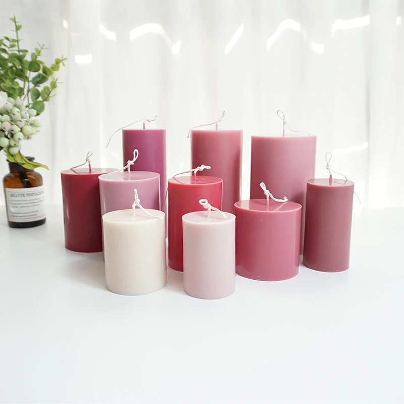 Candle Making Supplies Jars - Datar atas silinder besar cetakan lilin