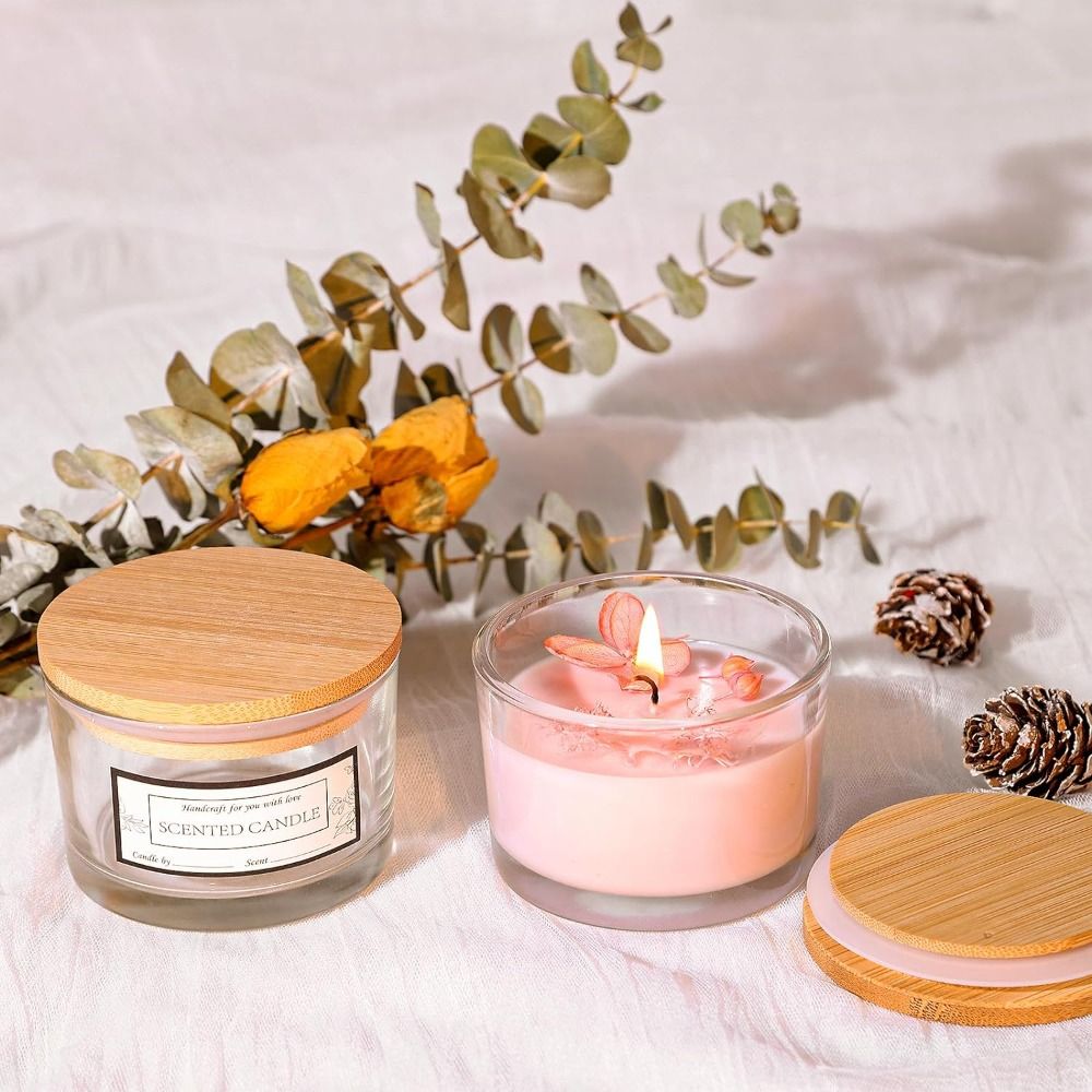 Candle Making Supplies Jars - Toples Lilin Kaca Bening Baru Wadah