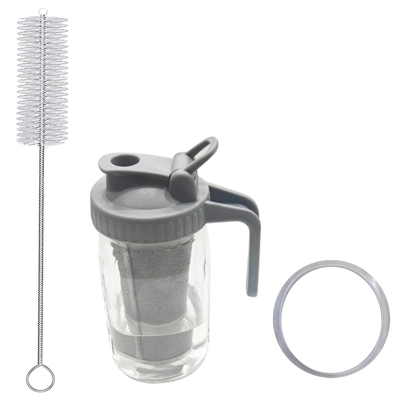 Pour Spout Pitcher - FAAJ-Kendi Kaca Pembuat Kopi dengan Tutup
