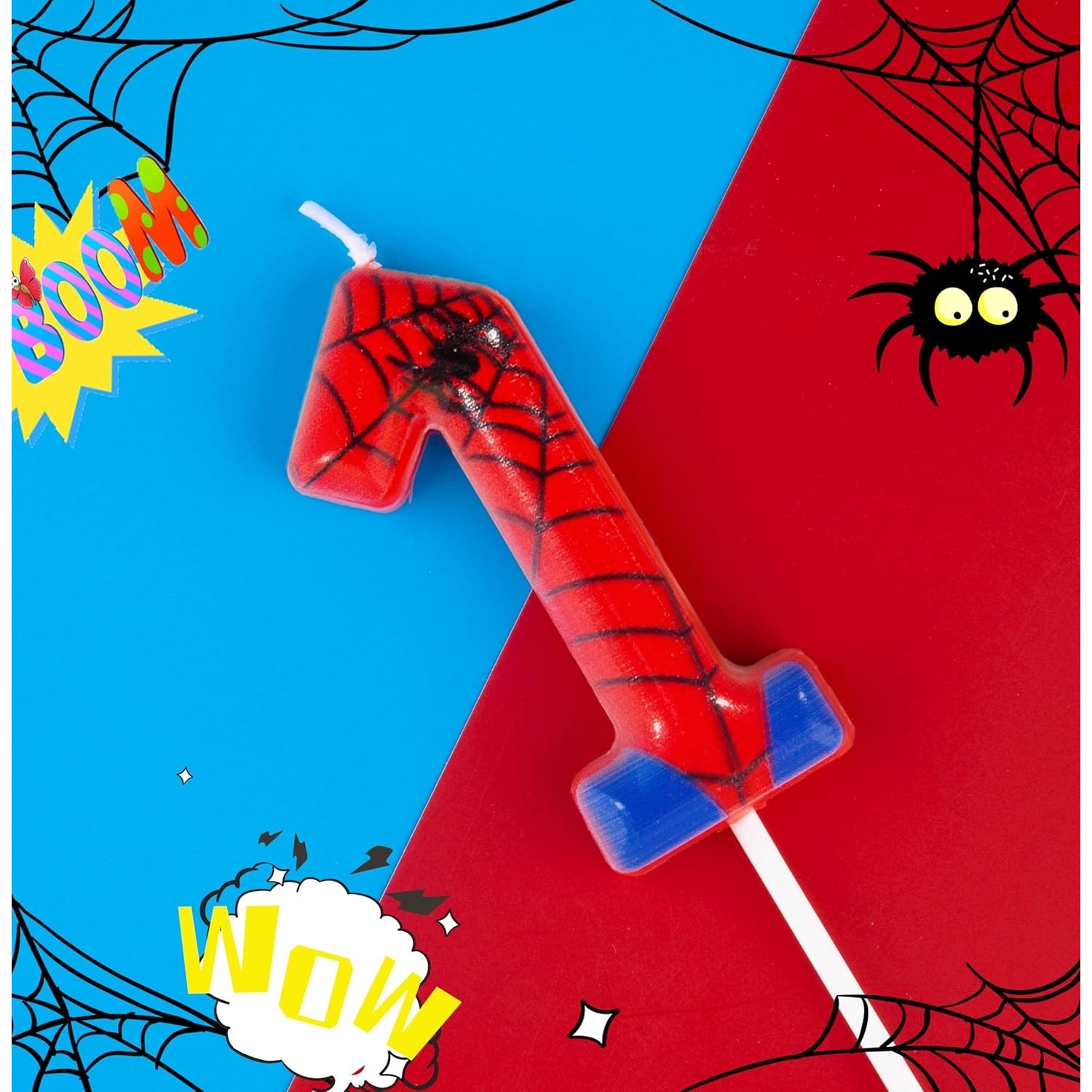 Supplies Of Candle - Lilin Ulang Tahun Spider Party 0-9,