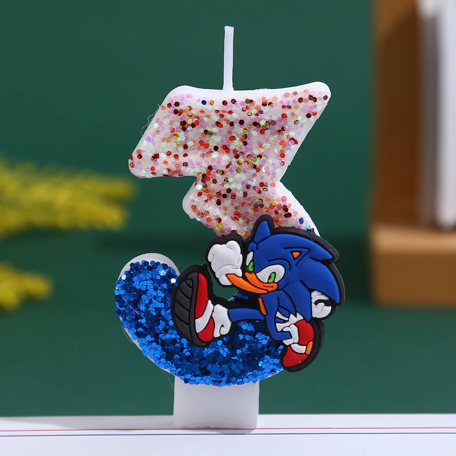 Lilin Sonices Biru 0-9 Angka K - Your Candle Supplies ulasan dan harga