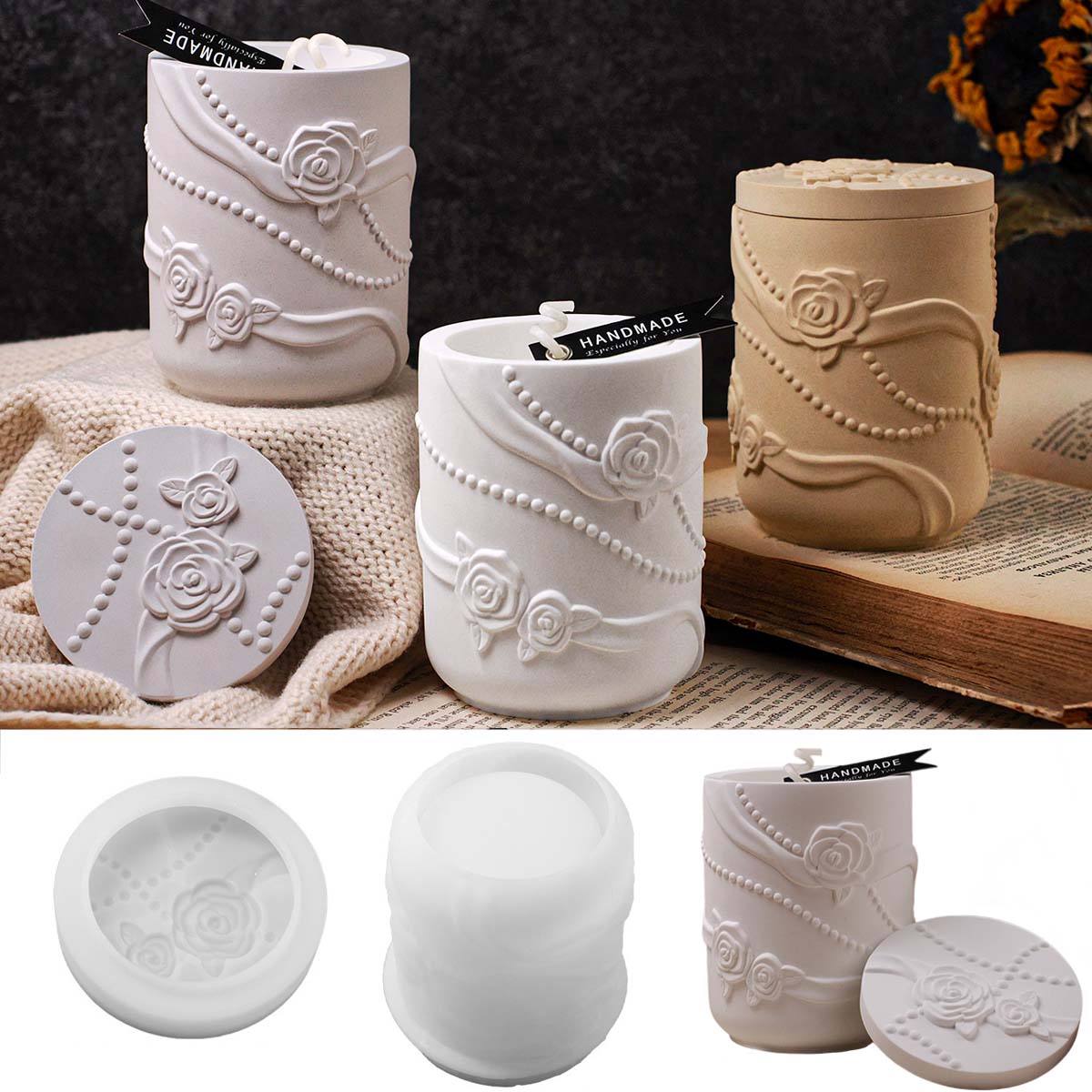 Cetakan Silikon Bentuk Bunga B - Candle Making Supplies Jars ulasan dan harga