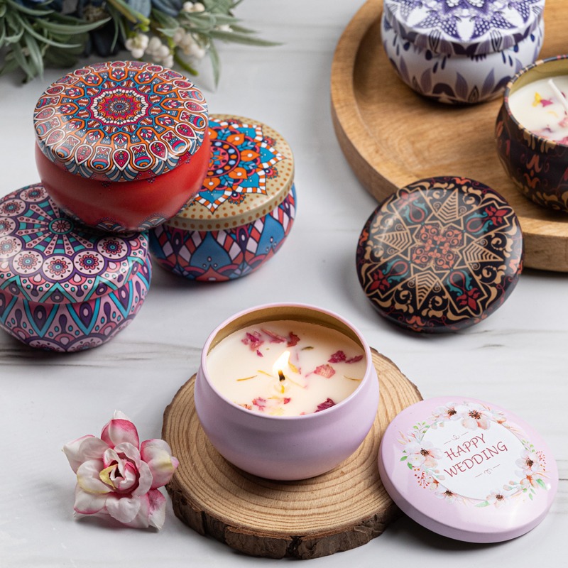 12 buah kaleng lilin cetak bun - Candle Making Supplies Jars ulasan dan harga