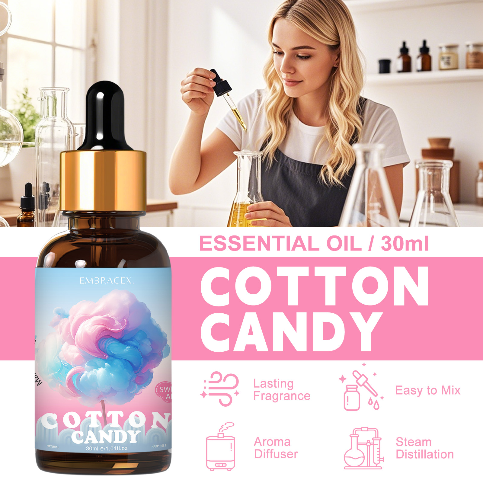 30ml Minyak Esensial Cotton Ca - Candle Supplies Essential Oils ulasan dan harga