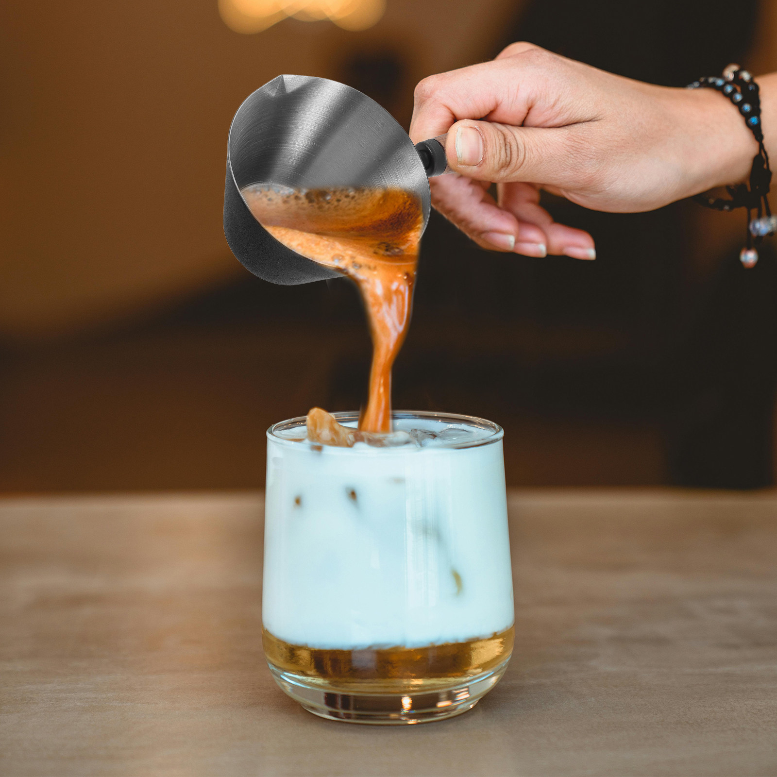 Cangkir Espresso Stainless Ste - Pour Spout Pitcher ulasan dan harga