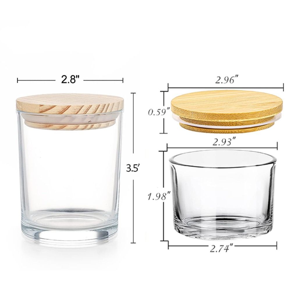 Stoples Lilin Kaca Bening Keci - Candle Making Supplies Jars ulasan dan harga