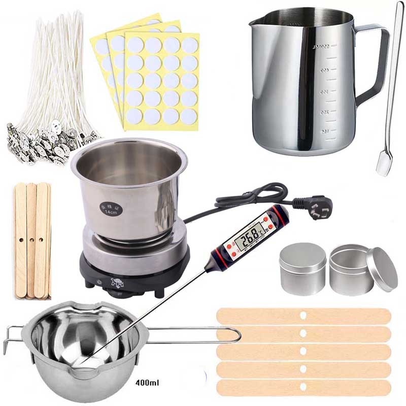 Kit perlengkapan pembuatan lil - Candle Making Supplies Jars ulasan dan harga