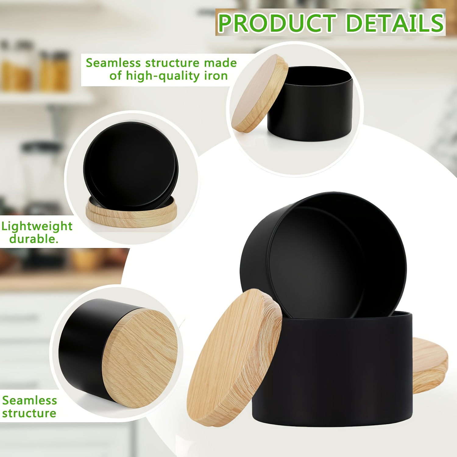 Stoples lilin hitam dengan tut - Candle Making Supplies Jars ulasan dan harga