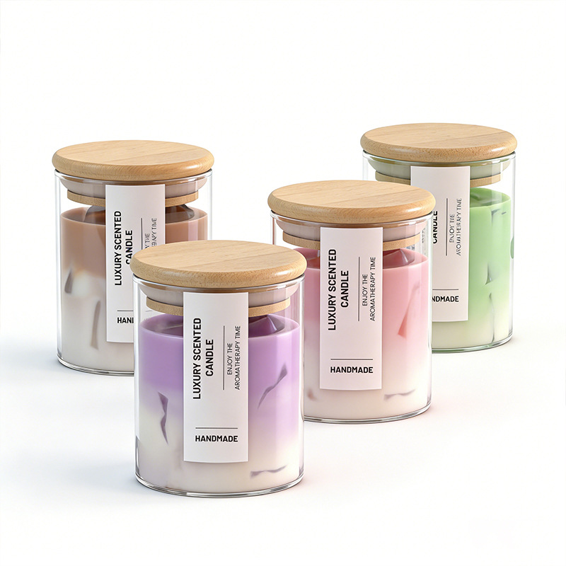 12 Buah Stoples Lilin Kaca Bor - Candle Making Supplies Jars ulasan dan harga