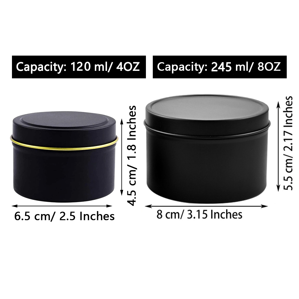 Kaleng Lilin 4oz/8oz dengan Tu - Candle Making Supplies Jars ulasan dan harga