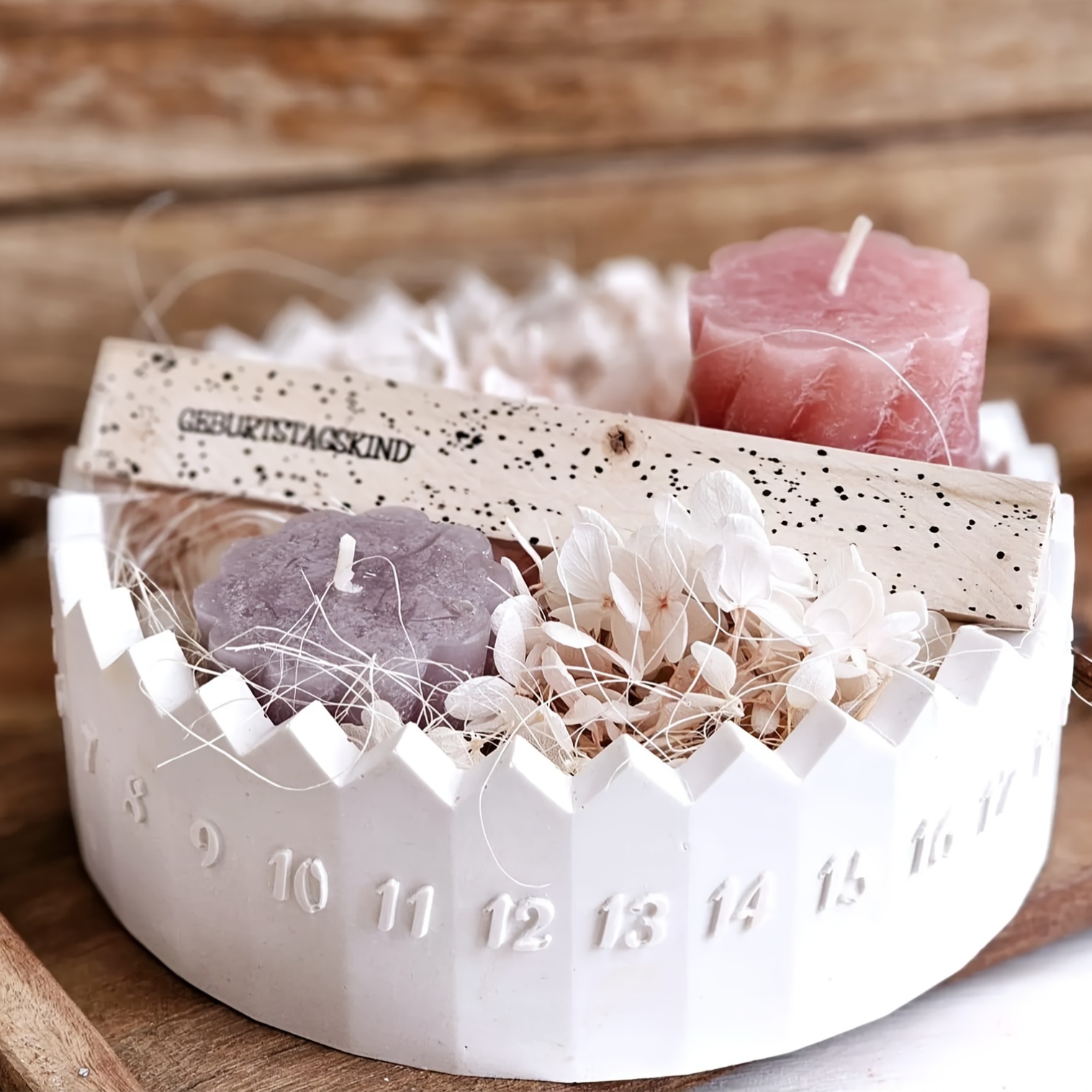1 set Cetakan Silikon Kalender - Supplies Of Candle ulasan dan harga