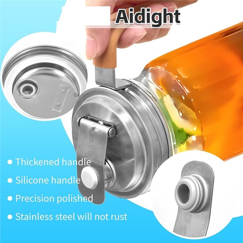 EYFL-3 Pack Tutup Masonjar den - Pour Spout Pitcher ulasan dan harga